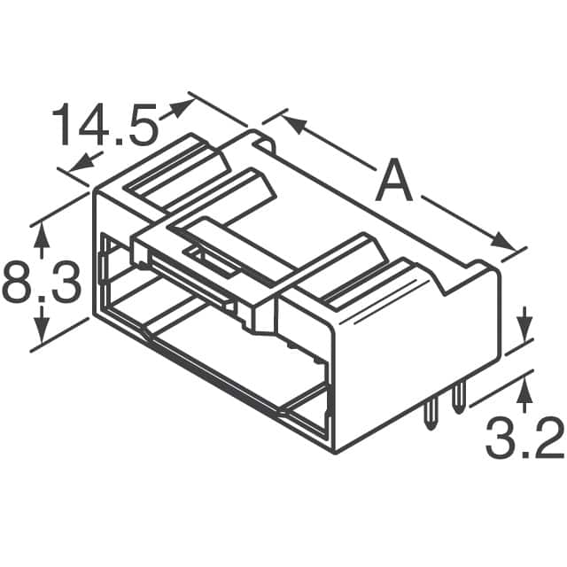 5018761040 Molex  Headers Male Pins
